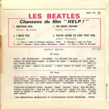 HOLLAND - 1965 09 00 - 1 - LES BEATLES Chansons du film " HELP! " - MEO 116 - pic 5