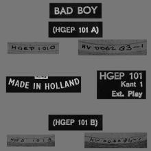 HOLLAND - 1966 04 00 - 1 - BAD BOY - HGEP 101 - pic 2