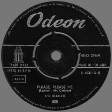 HOLLAND 011 - 1963 02 00 - LOVE ME DO ⁄ PLEASE, PLEASE ME - ODEON - 45-O 29469 - pic 2