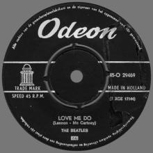 HOLLAND 014 - 1963 02 00 - LOVE ME DO ⁄ PLEASE, PLEASE ME - ODEON - 45-O 29469 - pic 1