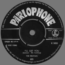 HOLLAND 030 - 1963 08 00 - SHE LOVES YOU -  I'LL GET YOU - PARLOPHONE - R 5055 - pic 2