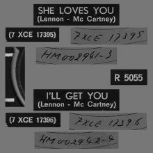 HOLLAND 030 - 1963 08 00 - SHE LOVES YOU -  I'LL GET YOU - PARLOPHONE - R 5055 - pic 1