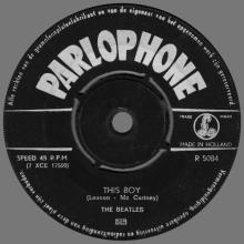 HOLLAND 040 - 041 - 1963 11 00 - I WANT TO HOLD YOUR HAND - THIS BOY - PARLOPHONE - R 5084 - pic 5