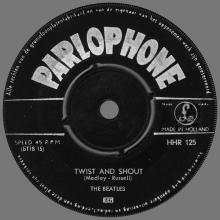 HOLLAND 060 - 061 - 1964 01 00 - TWIST AND SHOUT - DO YOU WANT TO KNOW A SECRET -PARLOPHONE - HHR 125 - pic 2