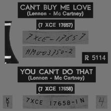 HOLLAND 092 - 1964 03 00 - CAN'T BUY ME LOVE ⁄ YOU CAN'T DO THAT - PARLOPHONE - R 5114 - pic 3