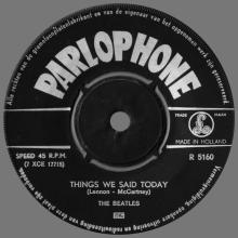 HOLLAND 110 AND 111 - 1964 06 00 - A HARD DAY'S NIGHT - THINGS WE SAID TODAY - PARLOPHONE - R 5160 - pic 7