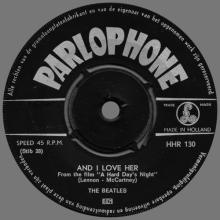 HOLLAND 150 AND 153 - 1964 09 00 - IF I FELL ⁄ AND I LOVE HER - PARLOPHONE - HHR 130 - pic 5