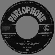 HOLLAND 150 AND 153 - 1964 09 00 - IF I FELL ⁄ AND I LOVE HER - PARLOPHONE - HHR 130 - pic 4