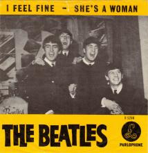 HOLLAND 170 AND 175 - 1964 11 00 - I FEEL FINE ⁄ SHE'S A WOMAN - PARLOPHONE - R 5200 -1 - pic 1