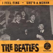 HOLLAND 170 AND 175 - 1964 11 00 - I FEEL FINE ⁄ SHE'S A WOMAN - PARLOPHONE - R 5200 -1 - pic 1