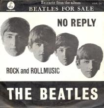 HOLLAND 190 - 1965 01 00 - NO REPLY ⁄ ROCK AND ROLL MUSIC - PARLOPHONE - HHR 136 - pic 1