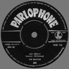 HOLLAND 190 - 1965 01 00 - NO REPLY ⁄ ROCK AND ROLL MUSIC - PARLOPHONE - HHR 136 - pic 3