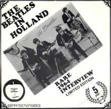 HOLLAND 1983 00 00 - THE BEATLES IN HOLLAND - BFR 19781983 - BLACK VINYL - pic 1