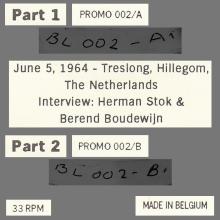 HOLLAND 890 - 1995 10 00 - TRESLONG , THE NETHERLANDS ,  JUNE 5 , 1964 - BEAT CRAZY PROMO 02 - pic 4