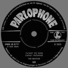 HOLLAND 200 - 1965 03 00 - TICKET TO RIDE ⁄ YES IT IS - PARLOPHONE - R 5265 - pic 3
