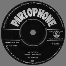 HOLLAND 210 E - 1965 07 00 - HELP! ⁄ I'M DOWN - PARLOPHONE - R 5305 - pic 4
