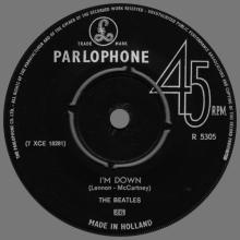 HOLLAND 211 D - 1965 07 00 - HELP! ⁄ I'M DOWN - PARLOPHONE - R 5305 - pic 4