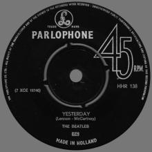 HOLLAND 221 - 1965 09 00 - DIZZY MISS LIZZY ⁄ YESTERDAY - PARLOPHONE - HHR 138 - pic 5