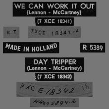 HOLLAND 233 AND 234 - 1965 11 00 - WE CAN WORK IT OUT ⁄ DAY TRIPPER - PARLOPHONE - R 5389 - pic 4