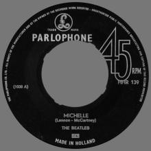 HOLLAND 240 - 1966 01 00 - MICHELLE ⁄ GIRL - PARLOPHONE - HHR 139 - pic 1