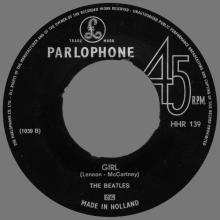 HOLLAND 240 - 1966 01 00 - MICHELLE ⁄ GIRL - PARLOPHONE - HHR 139 - pic 5