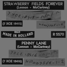 HOLLAND 270 - 1967 01 00 - STRAWBERRY FIELDS FOREVER ⁄ PENNY LANE - PARLOPHONE - R 5570 - pic 4
