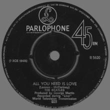 HOLLAND 284 - 1967 06 00 - ALL YOU NEED IS LOVE ⁄ BABY YOU'RE A RICH MAN - PARLOPHONE - R 5620 - pic 3