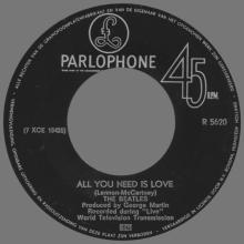 HOLLAND 285 - 1967 06 00 - ALL YOU NEED IS LOVE ⁄ BABY YOU'RE A RICH MAN - PARLOPHONE - R 5620 - pic 3