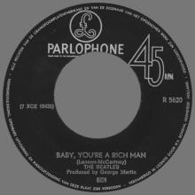 HOLLAND 285 - 1967 06 00 - ALL YOU NEED IS LOVE ⁄ BABY YOU'RE A RICH MAN - PARLOPHONE - R 5620 - pic 4