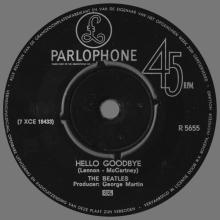 HOLLAND 290 - 1967 11 00 - HELLO, GOODBYE ⁄ I AM THE WALRUS - PARLOPHONE - R 5655 -1 - pic 3