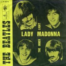 HOLLAND 306 - 1968 02 00 - LADY MADONNA ⁄ THE INNER LIGHT - PARLOPHONE - R 5675 - pic 5