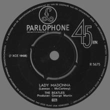 HOLLAND 306 - 1968 02 00 - LADY MADONNA ⁄ THE INNER LIGHT - PARLOPHONE - R 5675 - pic 3
