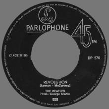 HOLLAND 310 - 1968 08 00 - HEY JUDE ⁄ REVOLUTION - PARLOPHONE - DP 570 - pic 5