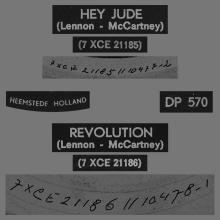 HOLLAND 312 - 1968 08 00 - HEY JUDE ⁄ REVOLUTION - PARLOPHONE - DP 570 - pic 4