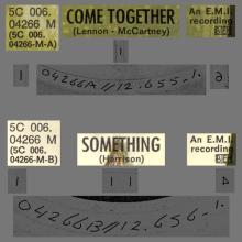 HOLLAND 360 - 1969 10 00 - COME TOGETHER ⁄ SOMETHING - APPLE - 5C 006.04266 M - pic 4