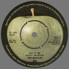 HOLLAND 370 - 1970 02 00 - LET IT BE ⁄ YOU KNOW MY NAME - APPLE - 5C 006-04353 - pic 3