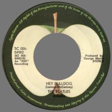 HOLLAND 390 - 1972 02 00 - ALL TOGETHER NOW ⁄ HEY BULLDOG - APPLE - 5C 006-04982  - pic 4