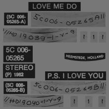HOLLAND 410 - 1972 02 00 - LOVE ME DO ⁄ P.S. I LOVE YOU - PARLOPHONE - 5C 006-05265 - pic 4