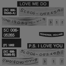 HOLLAND 412 - 1972 02 00 - LOVE ME DO ⁄ P.S. I LOVE YOU - PARLOPHONE - 5C 006-05265 - pic 4