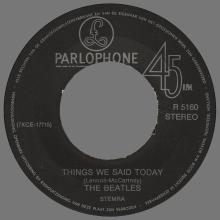 HOLLAND 460 - 1974 02 00 - A HARD DAY'S NIGHT ⁄ THINGS WE SAID TODAY - PARLOPHONE - R 5160 - pic 4