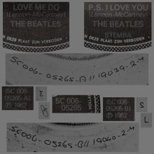 HOLLAND 535 - 1980 00 00 - LOVE ME DO ⁄ P.S. I LOVE YOU - PARLOPHONE - 5C 006-05265  - pic 3