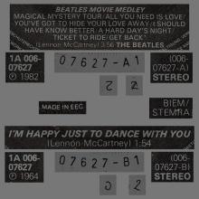 HOLLAND 560 - 1982 05 00 - MOVIE MEDLEY ⁄ I'M HAPPY JUST TO DANCE WITH YOU - PARLOPHONE - 1A 006-07627 - pic 1