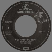 HOLLAND 600 - 1964 03 00 - 1989 - CAN'T BUY ME LOVE ⁄ YOU CAN'T DO THAT - PARLOPHONE - R 5114 - pic 5