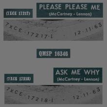 ITALY 1963 11 12 - QMSP 16346 - PLEASE PLEASE ME ⁄ ASK ME WHY - B - LABELS - pic 1