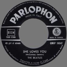 ITALY 1963 11 12 - QMSP 16347 - SHE LOVES YOU ⁄ I'LL GET YOU - B - LABELS - pic 15