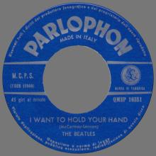 ITALY 1964 01 02 - QMSP 16351 - P.S. I LOVE YOU ⁄ I WANT TO HOLD YOUR HAND - B - LABELS - pic 10