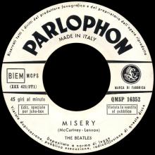 ITALY 1964 01 02 - QMSP 16352 - TWIST AND SHOUT ⁄ MISERY - LABEL B - pic 2