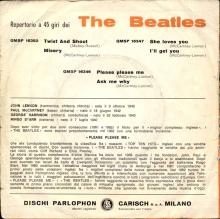 ITALY 1964 01 02 - QMSP 16352 - TWIST AND SHOUT ⁄ MISERY - A - SLEEVES - pic 2