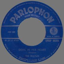 ITALY 1964 03 18 - QMSP 16355 - FROM ME TO YOU ⁄ DEVIL IN HER HEART - B - LABELS - pic 6