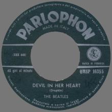 ITALY 1964 03 18 - QMSP 16355 - FROM ME TO YOU ⁄ DEVIL IN HER HEART - B - LABELS - pic 10